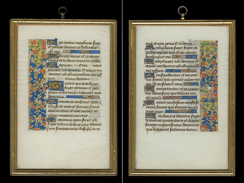 Illuminated manuscript leaf by Unidentified