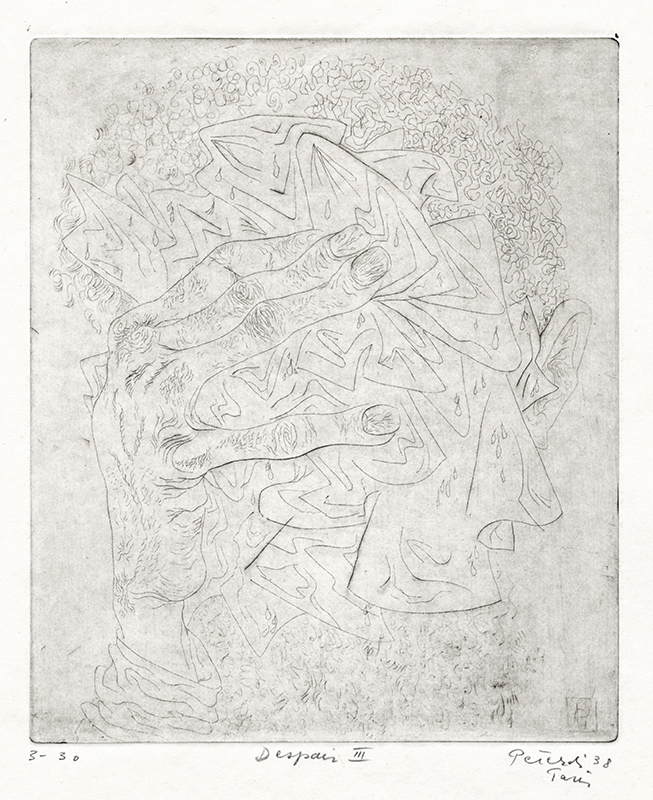 Despair II (mistitled as III by the artist) by Gabor Peterdi