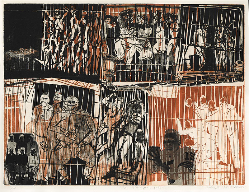In Birmingham Jail by Warrington Colescott