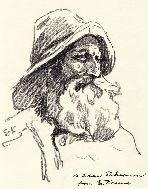 A Skan Fisherman by Emil Axel Krause