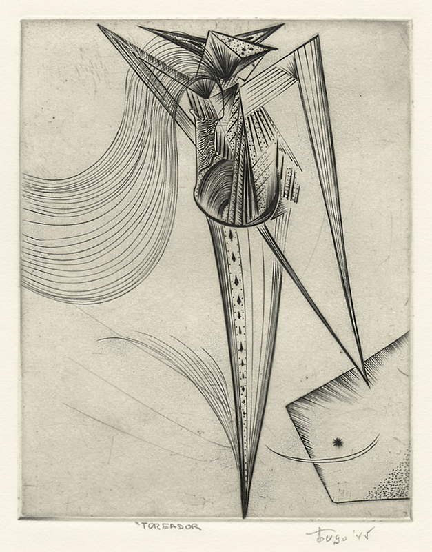 Toreador - from the Ten Engravings portfolio by Ian Hugo
