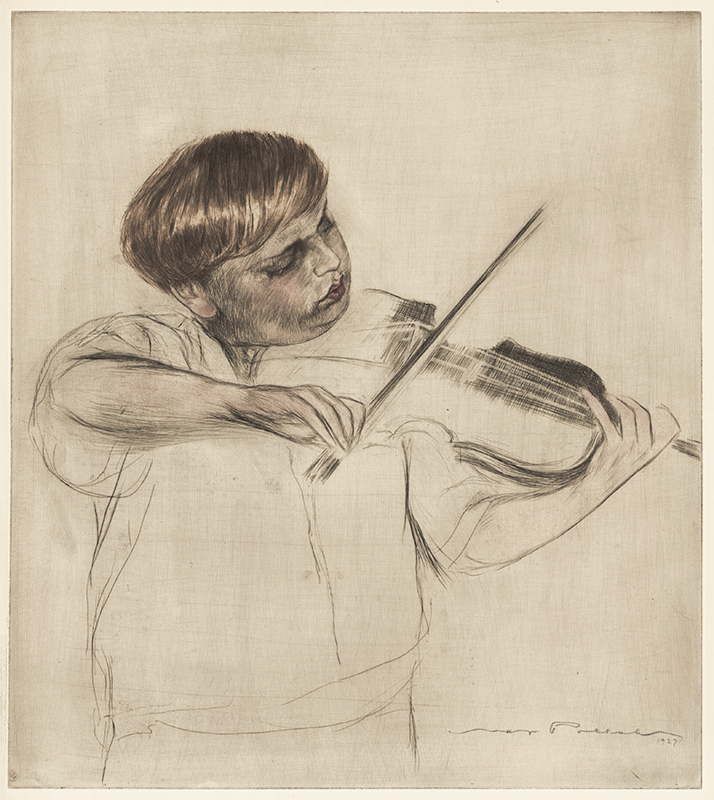 Yehudi Menuhin by Max Pollak