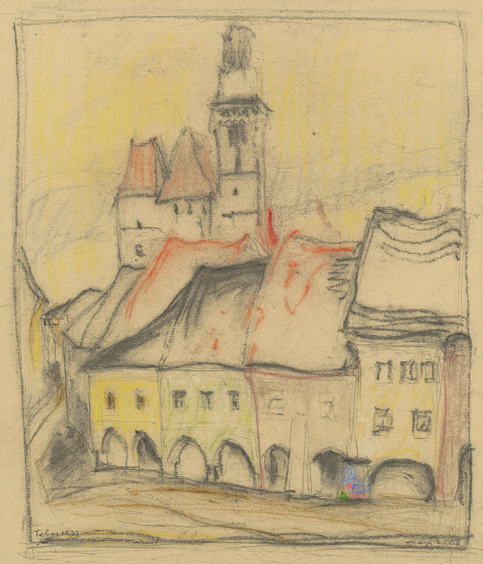 Tabor im Bohemia by Max Pollak