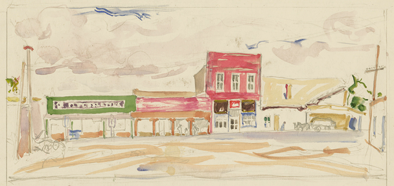 America: Main street, New Mexico by Max Pollak