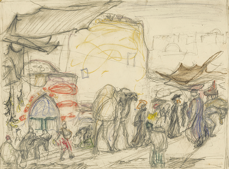 (Jerusalem, Arab Market) by Max Pollak