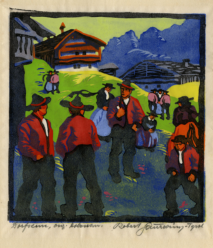 Dorfszene (Village Scene) by Robert A. Saurwein