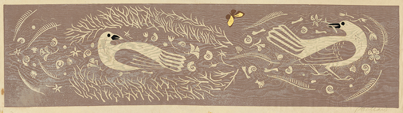 (Two coastal birds) by Emmy Lou Packard