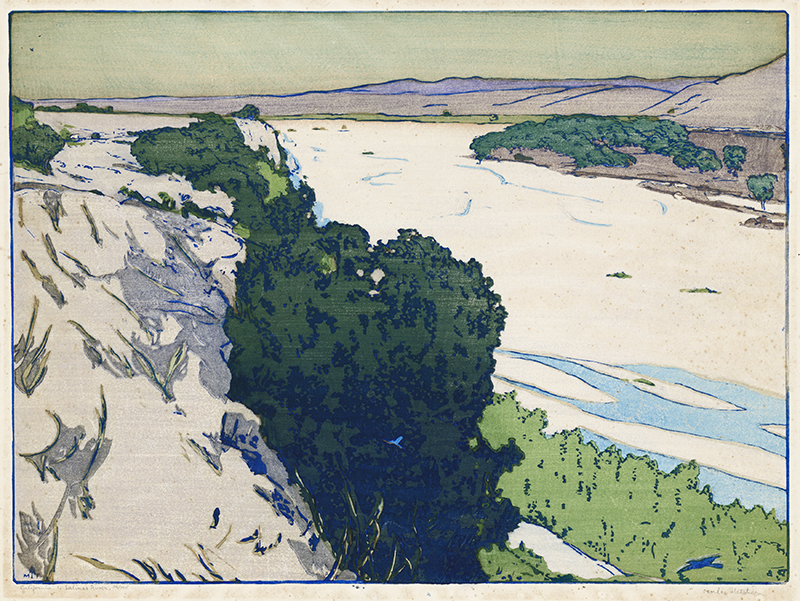 California 1.  Salinas River by Frank Morley Fletcher