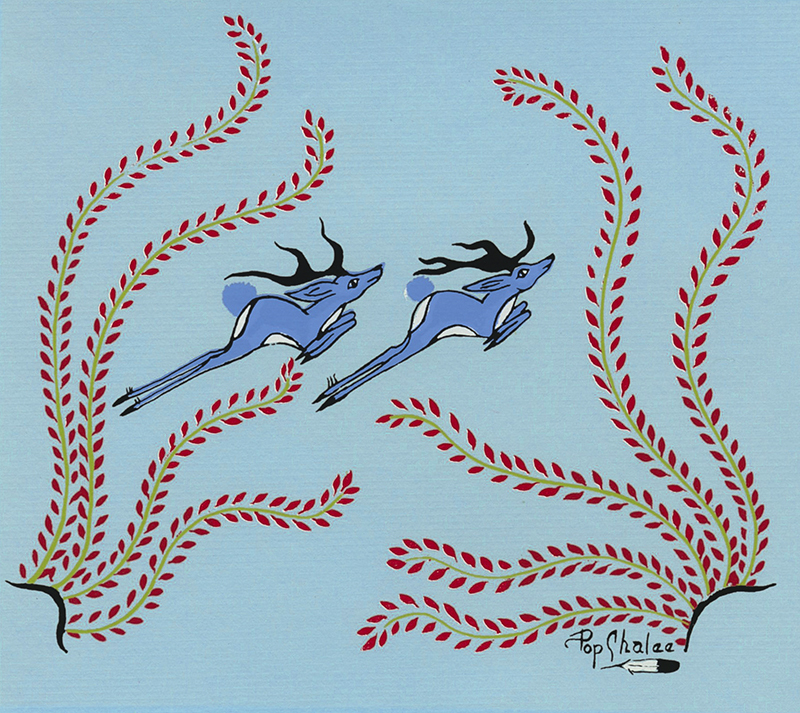 Leaping Stags by Marina Lujan Pop Chalee