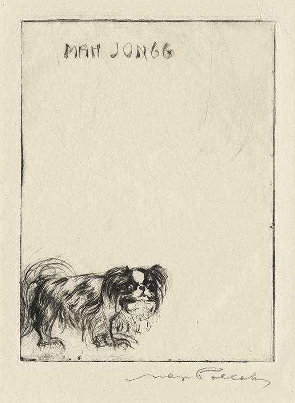 Dog and Cat series: Mah Jongg by Max Pollak
