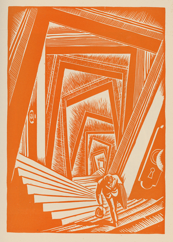 White Collar - Novel in Linocuts by Giacomo Patri by Giacomo Patri