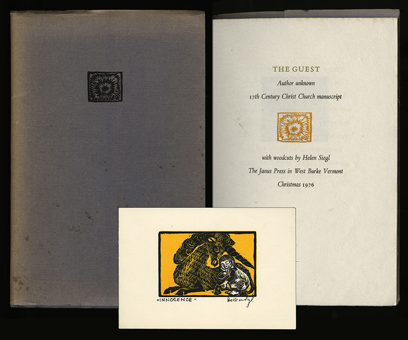 The Guest - Author Unknown (plus card) by Helen K. Siegl
