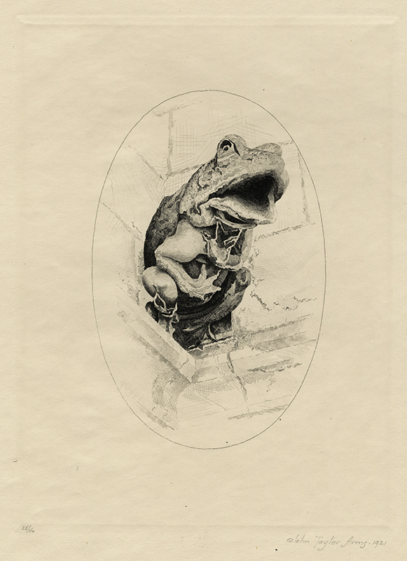 The Frog of the Tour, Charles VIII, Amboise by John Taylor Arms