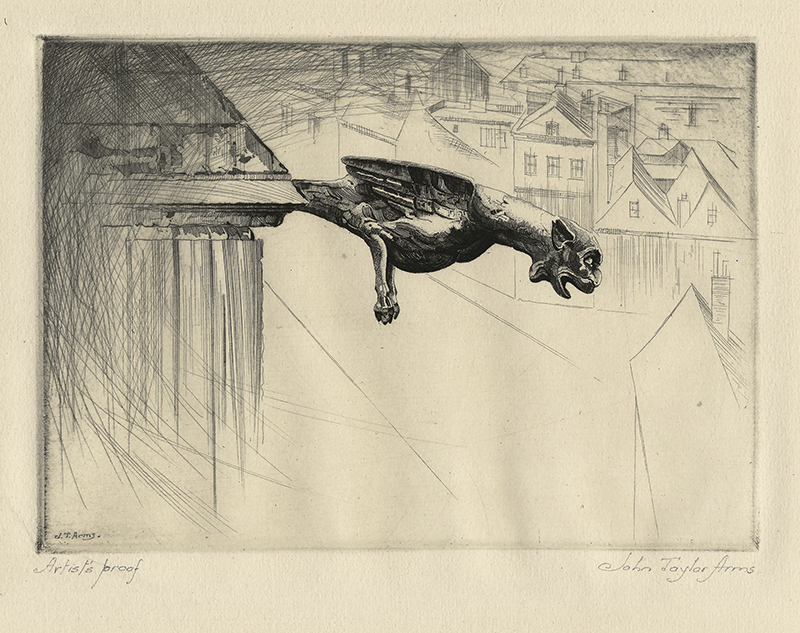 A Gargoyle of Amiens by John Taylor Arms