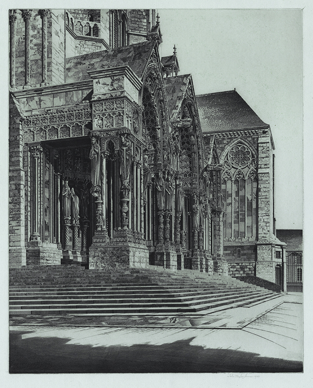 In Memoriam a.k.a. The North Portal of Chartres Cathedral by John Taylor Arms