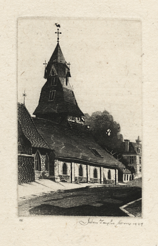 Normandy a.k.a. The Church of Saint Jean LAigle, Orne by John Taylor Arms