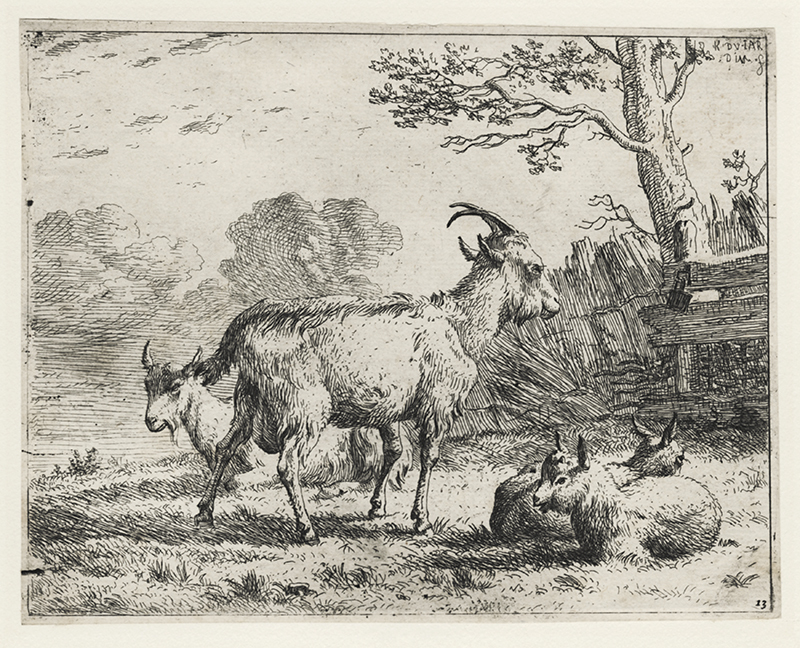 The Four Goats by Karel Dujardin