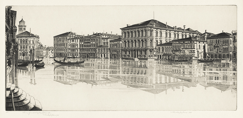 Venetian Mirror; a.k.a. The Grand Canal, Venice by John Taylor Arms