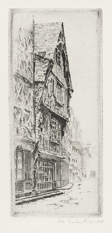 La Rue du Change, Tours by John Taylor Arms