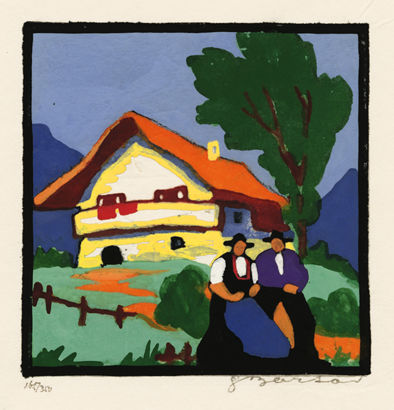 (Tyrolean scene) by G. Barton