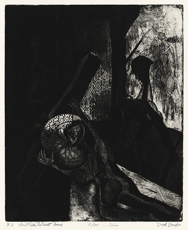 Stations of the Cross (suite of 14 etchings) by Dick Swift
