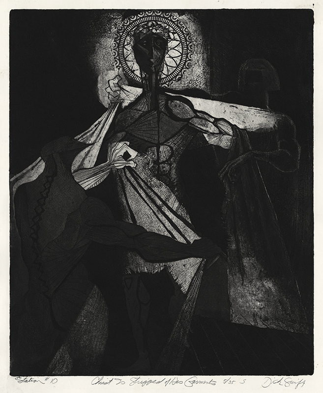 Stations of the Cross (suite of 14 etchings) by Dick Swift