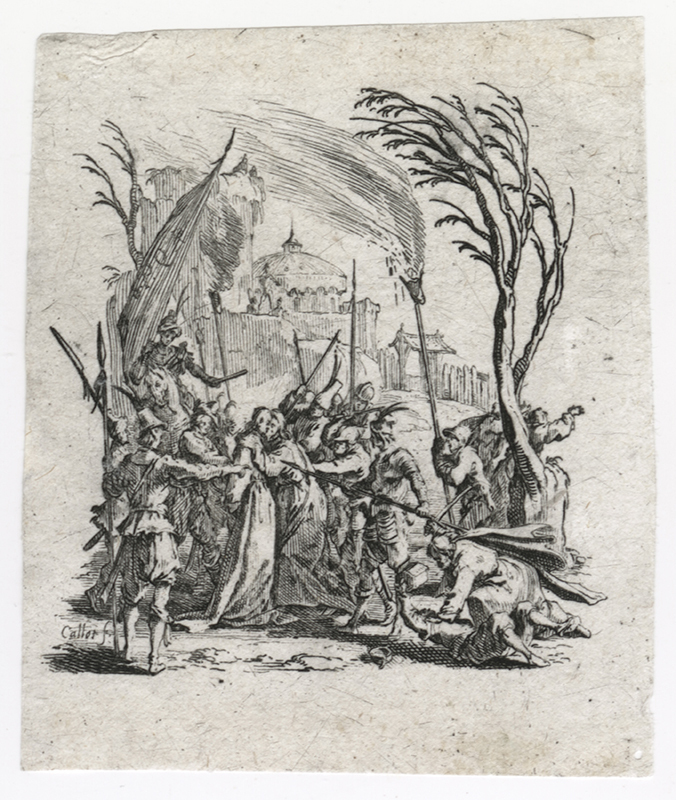 La Petite Passion (suite of 12 miniature etchings) by Jacques Callot