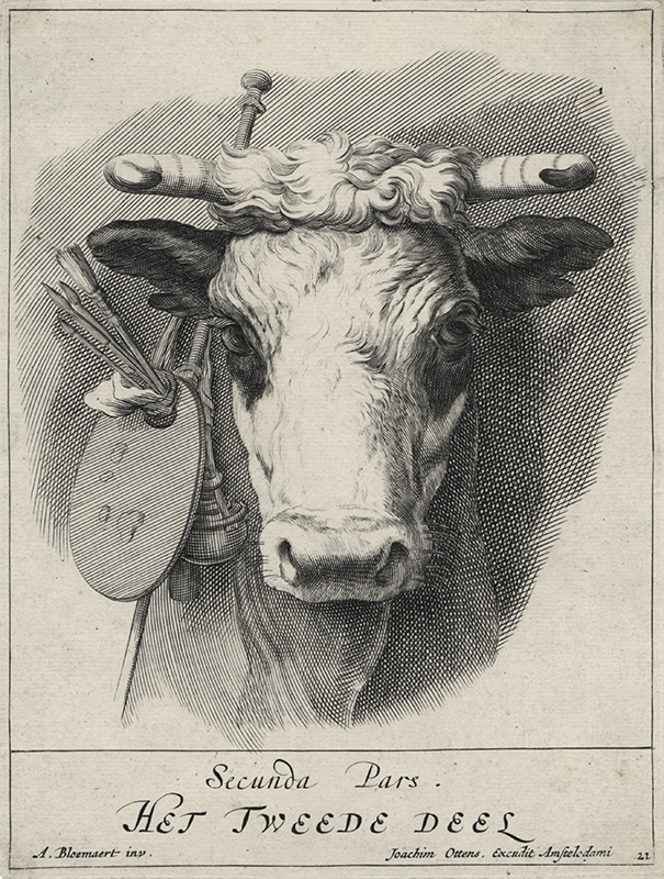 Het Tweede Deel (The Second Part); titlepage from the Tekenboek, Ed. V, Vol. 2 by Abraham Bloemaert