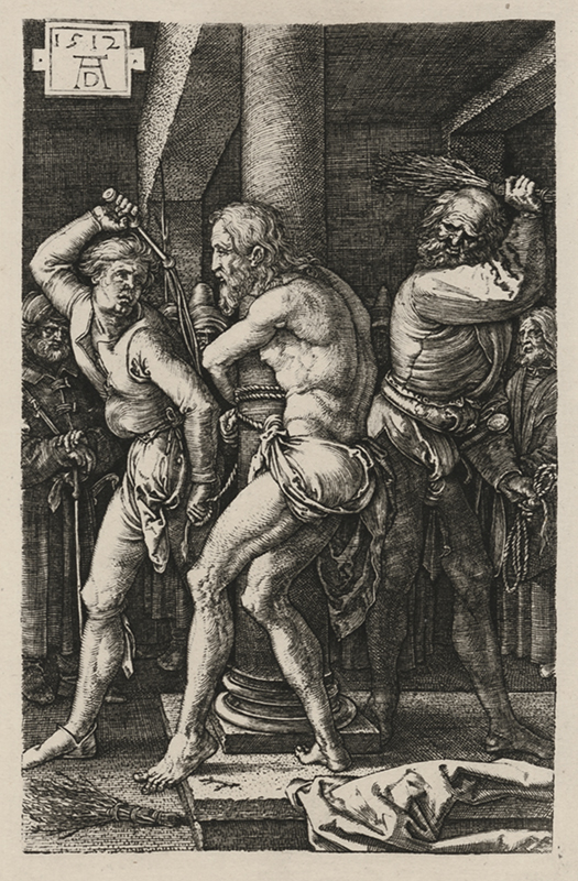 Flagellation (after Durer; Pl. 6, the Engraved Passion) by Charles Amand-Durand