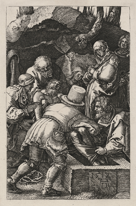 Deposition (after Durer; Pl. 13, the Engraved Passion) by Charles Amand-Durand