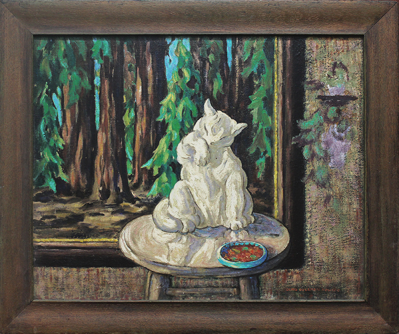 (White cat) by Doris Overman Howard