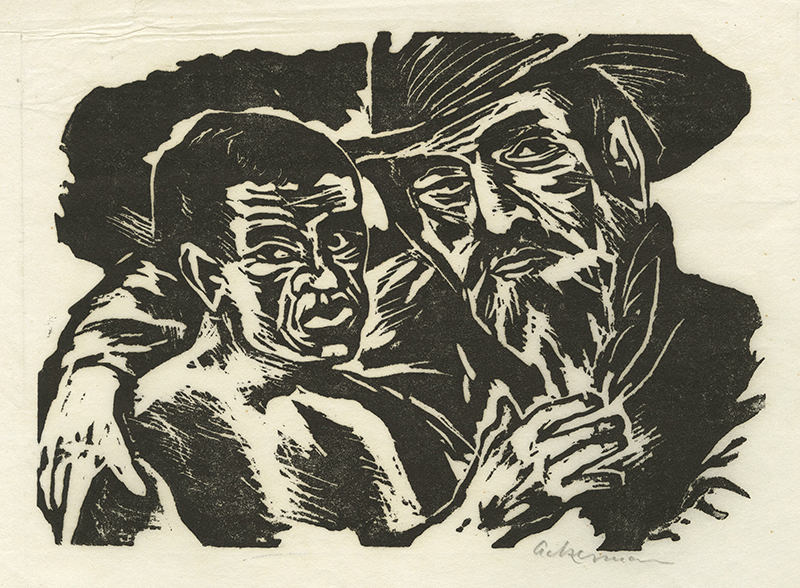 Illustration for South Sea Tales by Jack London, as included in Universe Calendar for 1969 by Helmut Ackermann