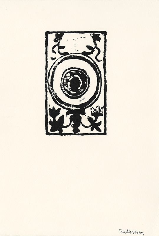 Untitled (rondel) by Fred Martin