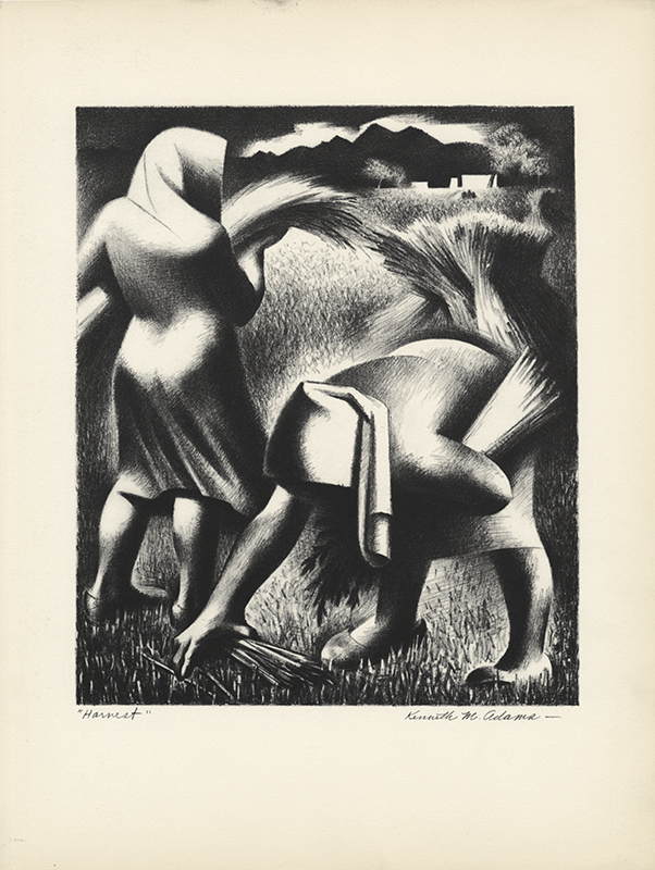 Kenneth M. Adams: Portfolio of Lithographs - New Mexico Artists Series No. 1 by Kenneth Miller Adams