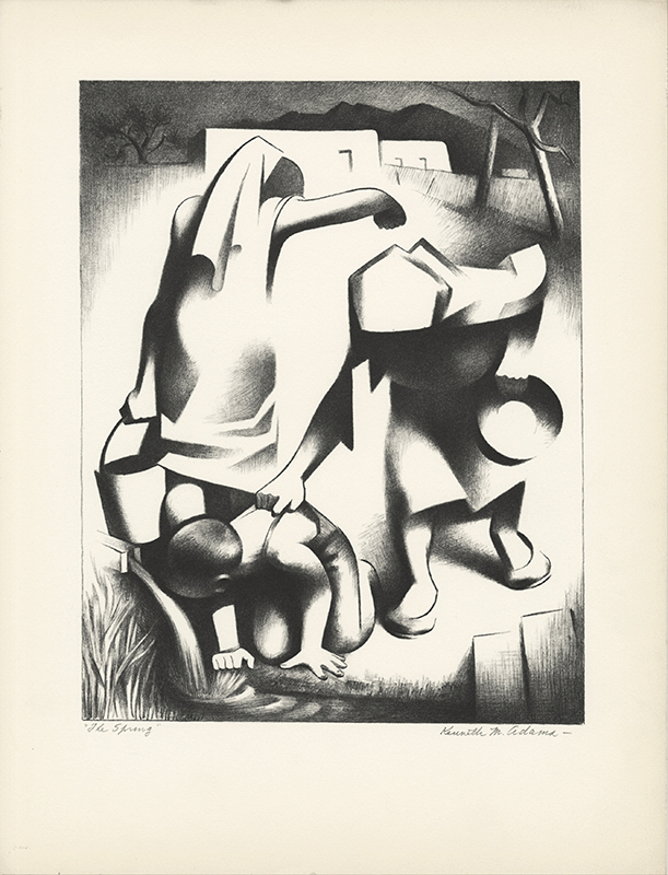 Kenneth M. Adams: Portfolio of Lithographs - New Mexico Artists Series No. 1 by Kenneth Miller Adams