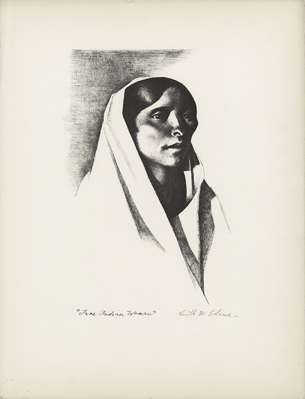Kenneth M. Adams: Portfolio of Lithographs - New Mexico Artists Series No. 1 by Kenneth Miller Adams
