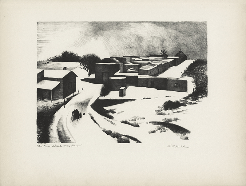 Kenneth M. Adams: Portfolio of Lithographs - New Mexico Artists Series No. 1 by Kenneth Miller Adams