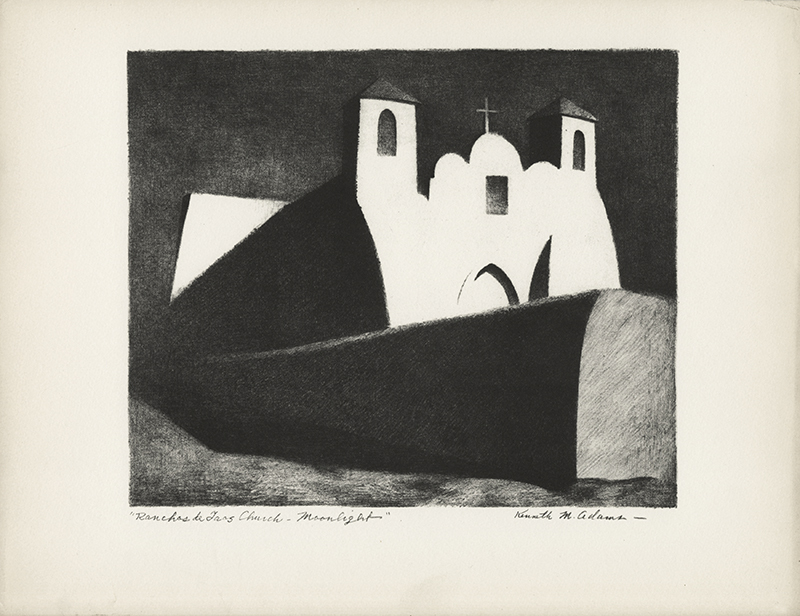 Kenneth M. Adams: Portfolio of Lithographs - New Mexico Artists Series No. 1 by Kenneth Miller Adams