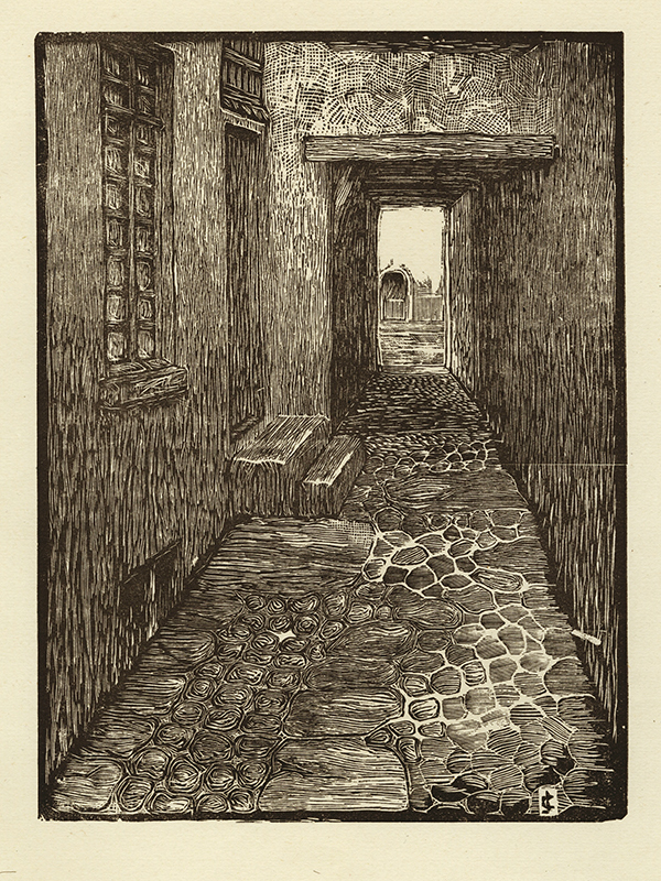 Vecchia Via DAnversa (Old Antwerp City Street) by Jan Claessens