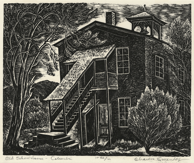 Old School House - Columbia by Charles Frederick Surendorf