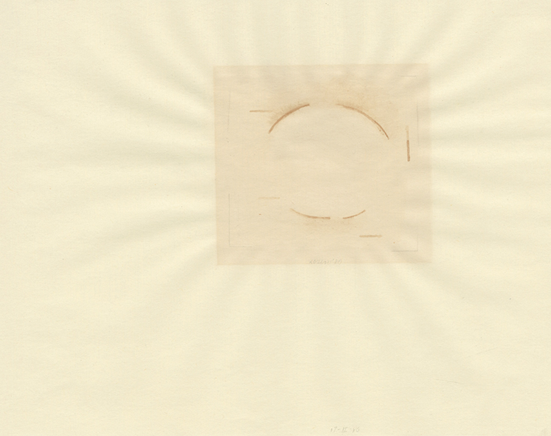 (oval within frame) by James Mahlon Rosen