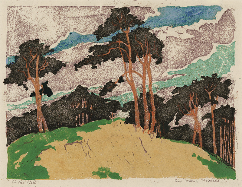 On the Hill; a.k.a. Pine Forest by Eva Maria Marcus