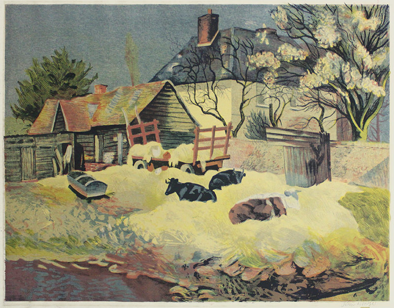 Essex Farmyard by John Arthur Malcolm Aldridge