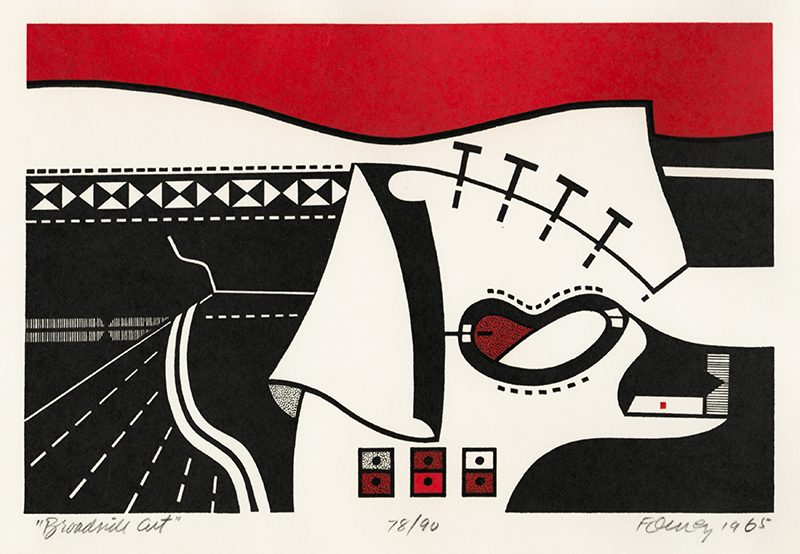 Broadside Cut by Darrell Forney