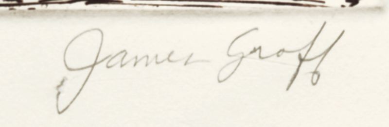 Untitled (road through a wood) by James Groff