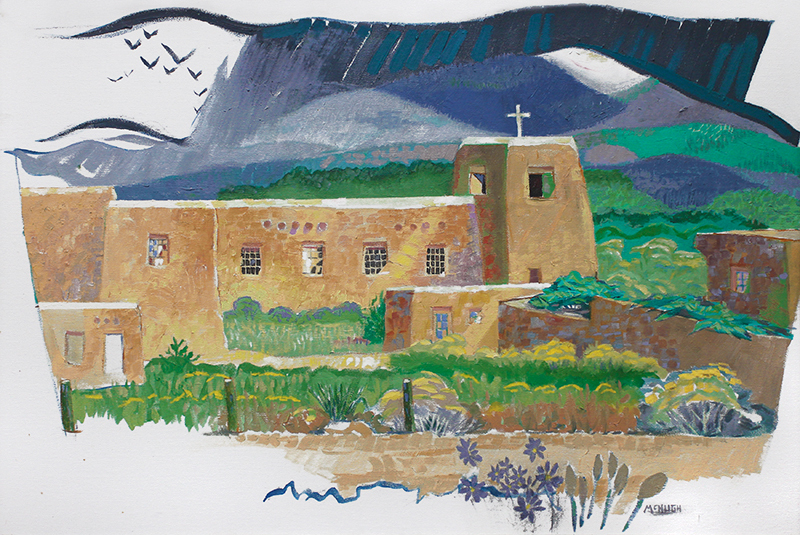 (Cristo Rey Church, Santa Fe, New Mexico) by John McHugh