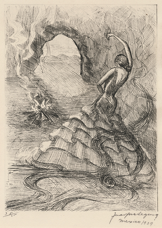 Untitled (Flamenco dancer in a cave) by Juan Jose Segura