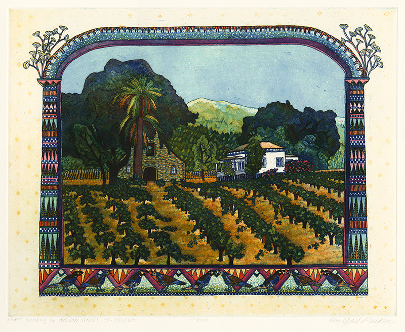 Kraft Winery on Hudson Street, St. Helena by Gail Ann Packer