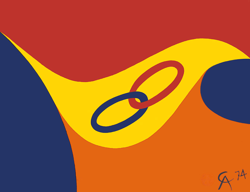 Friendship- from the Flying Colors Collection suite by Alexander Calder