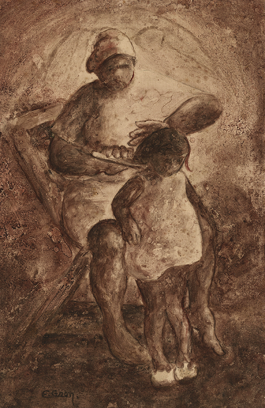 (Mother and child) by Edith Gron